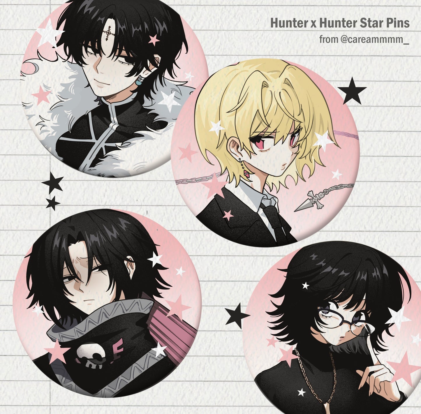 Hunter x Hunter - Round Badges
