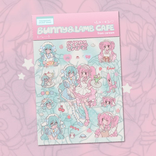 Caream Original - Bunny & Lamb Sticker Sheet