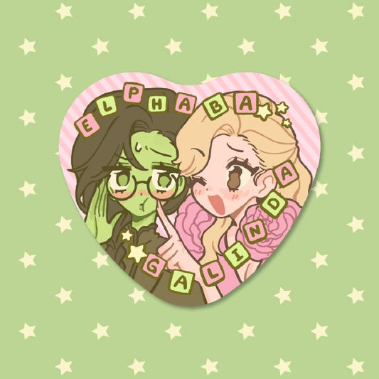 Elphaba & Glinda Girl Duo Pin