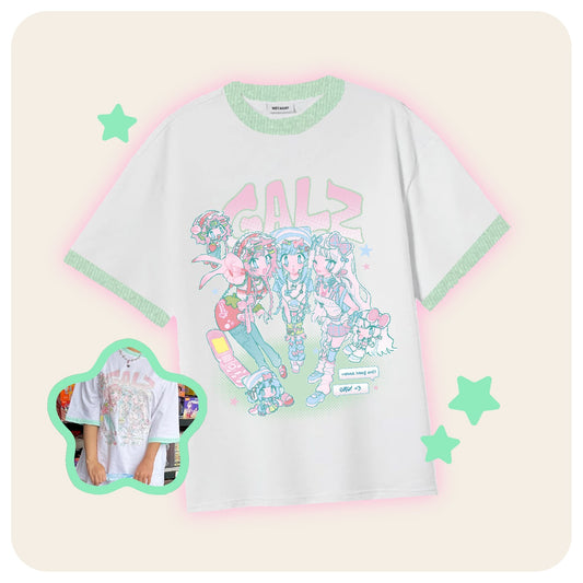 "GALZ Hangout" Oversized T-Shirt