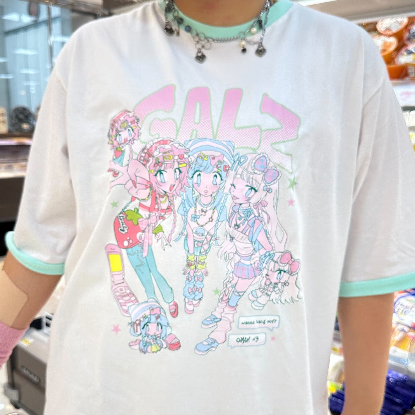 "GALZ Hangout" Oversized T-Shirt