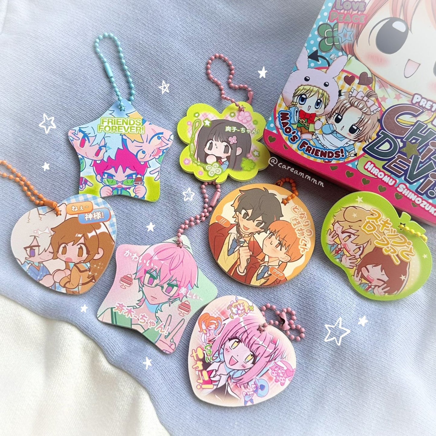 Saiki Friends Forever Nostalgia (Charm / Badge / Die Cut Sticker)
