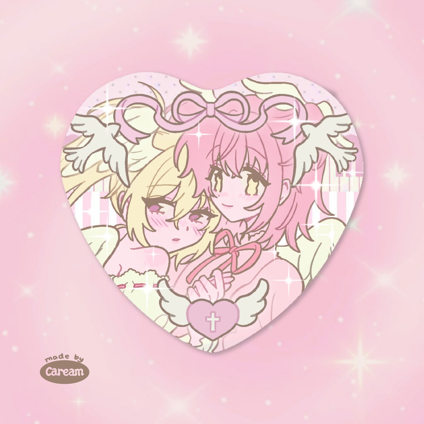 Amu Utau Girl Duo Pin