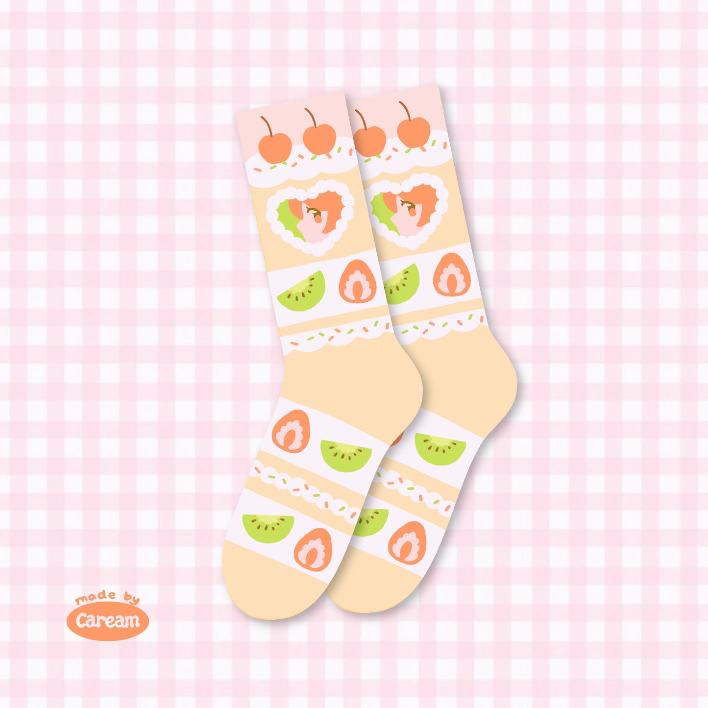 I <3 Shortcake Sock