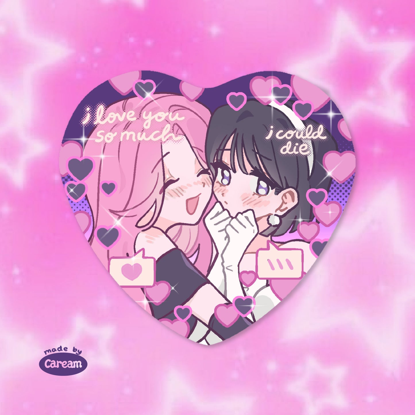 Mizi & Sua (Stage Ver.) Girl Duo Pin