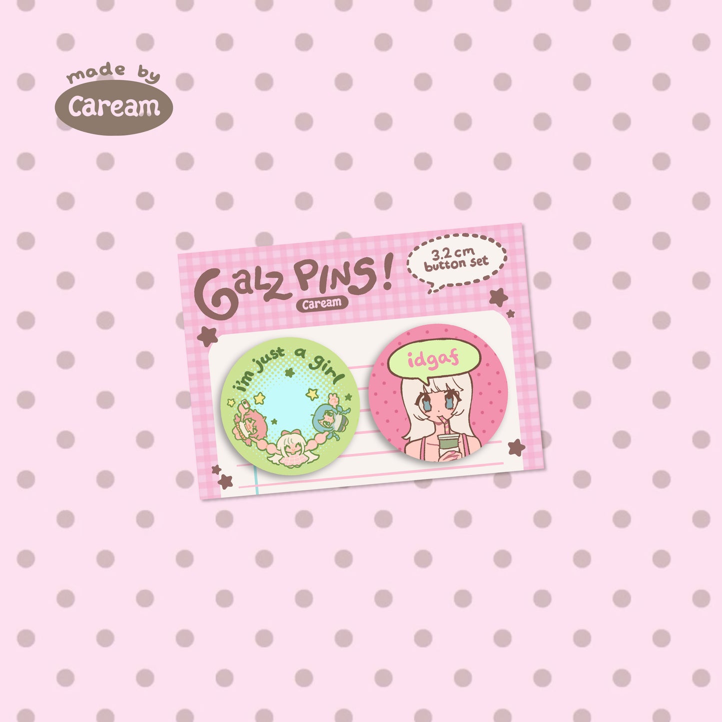 Caream Small Pins Set